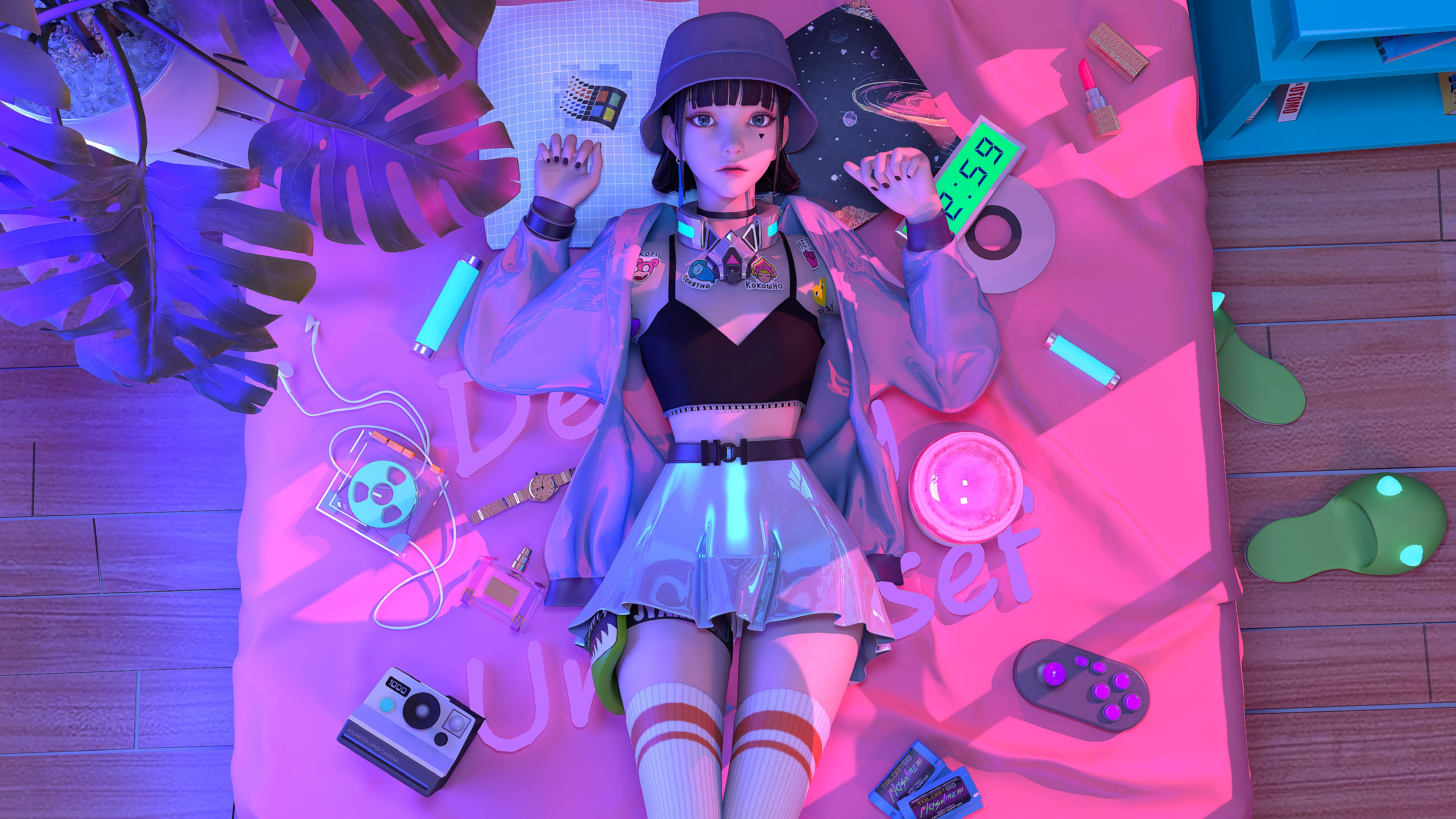 赛博朋克风格奇幻少女 集原美电脑4k壁纸3840x2160_彼岸图网.jpg